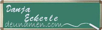 Danja Eckerle Visitenkarte